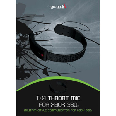 TX-1 Throat Mic for Xbox 360 Gioteck