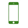Cristal frontal para iPhone 5 Verde      