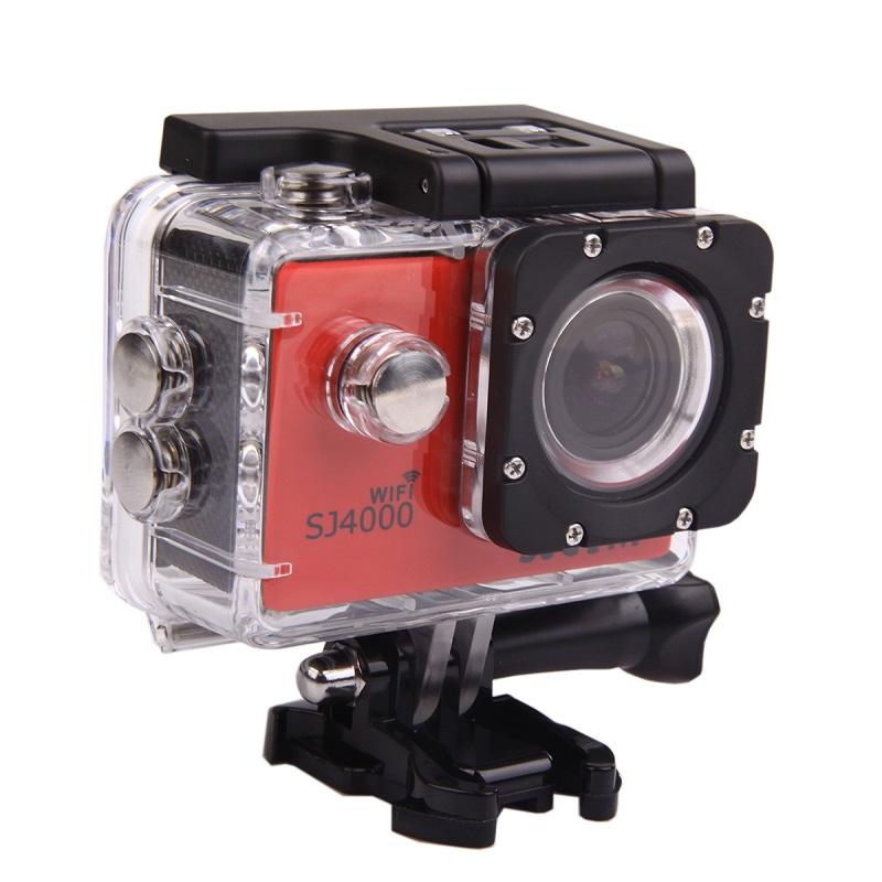 Sports Camera Sjcam Sj4000 Wifi Red V2.0 - DiscoAzul.com