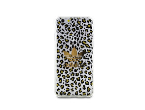TPU Case Seethrough leopard apple iPhone 6/6S Adidas