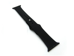 Sport Silicone Watch Band for Apple Watch 42 mm Black