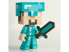 Add to cart Minecraft Doll Steve Diamond Minecraft Doll Steve Diamond