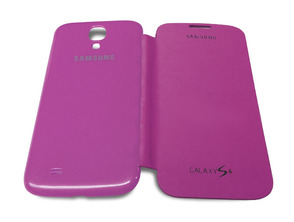 Flip Cover Case for Samsung Galaxy S4 Pink