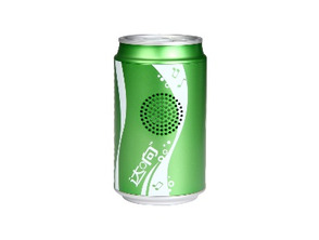 Coca-Cola Can Shaped Speaker for iPhone 4S (Green)