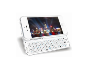 Slider QWERTY Keyboard for iPhone 5 White