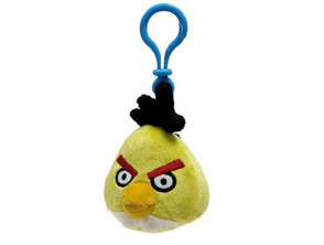 Angry Birds Keychain - Black Yellow