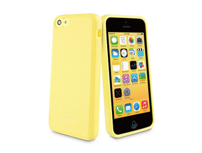 Soft and Skin minigel Muvit iPhone 5C Yellow