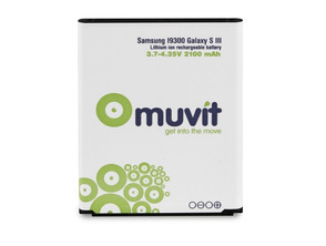 Add to cart Rechargeable battery for Samsung Galaxy S3 Muvit Rechargeable battery for Samsung Galaxy S3 Muvit