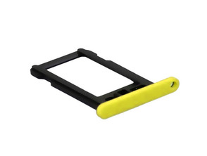 Nano-SIM Tray for iPhone 5C Yellow