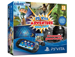 Add to cart PSVita 2000 (Wifi) + Adventure Mega Pack + Memory 8Gb PSVita 2000 (Wifi) + Adventure Mega Pack + Memory 8Gb