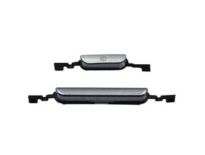Power and Volume Buttons Set for Samsung Galaxy S3 Mini Silver