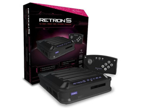 Retron 5 Black Console + Bluetooth Command