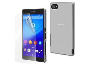 Clear Case + Tempered Glass for Sony Xperia Z5 Compact Muvit