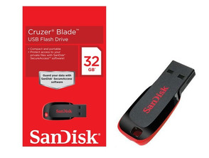 Add to cart USB Sandisk Cruzer Blade 32 GB USB Sandisk Cruzer Blade 32 GB