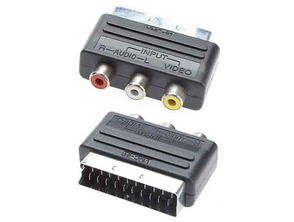 Adapter 3 RCA to Euroconnector