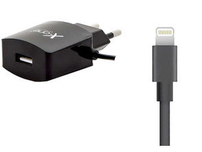 Power Adapter Lightning + USB 2.1 X-One - Black