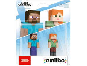 Add to cart Amiibo Minecraft Steve and Alex (Super Smash Bros) Amiibo Minecraft Steve and Alex (Super Smash Bros)