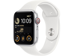Apple Watch SE 2ª Gen GPS/cell 44mm Aluminum Silver/Correa Blanca