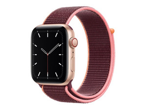 Apple Watch SE 40MM GPS + Cellular Gold with plum strap Sport Loop MYEJ2TY/A