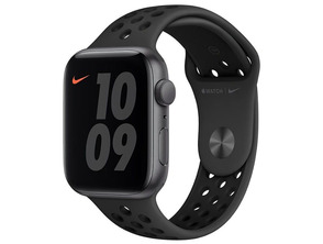Apple Watch SE 44mm GPS Space Grey with anthracite and black strap MYYK2TY/A