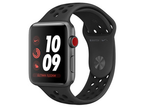 Apple Watch Series 3, Nike GPS system Cell 38mm Grey Space