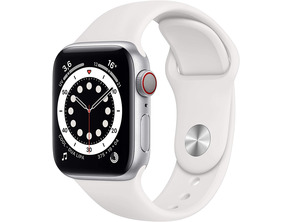 Add to cart Apple Watch Series 6 GPS/Cellular 40mm Aluminium Box in Silver/White Sports Correa Apple Watch Series 6 GPS/Cellular 40mm Aluminium Box in Silver/White Sports Correa
