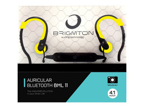 Brigmton Bluetooth earphones BML-11-AM Yellow