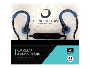 Brigmton Bluetooth earphones BML-11-AM Blue