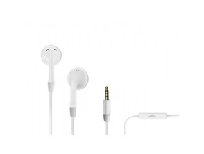Stereo Duo Earphones for tablets/smartphones White SBS