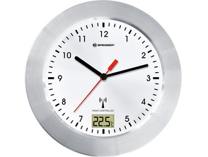 Bresser Mytime Bath RC White Clock