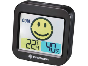 Bresser Temeo Black Hygrometer Thermometer