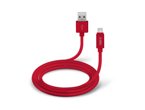 Polo Collection Lightning data cable and charger Red