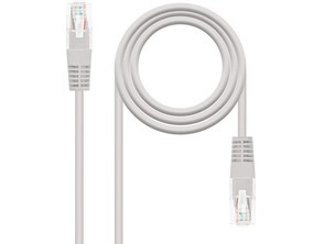 Network Cable UTP Cat 5E RJ45 Nanocable 15m Gris