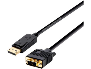 Displayport M to VGA M Aisens 2M Cable