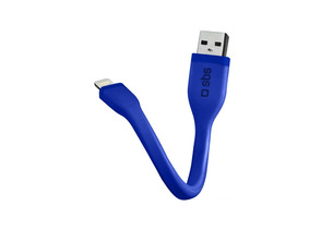 Lightning Cable Made for iPhone 12 cm Blue SBS