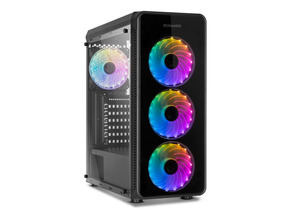 Add to cart Mid tower case ATX NOX Hummer TGM Rainbow RGB Mid tower case ATX NOX Hummer TGM Rainbow RGB