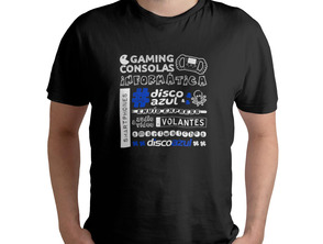 Black Discoazul T-shirt M