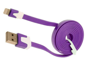 Add to cart Transfer and Charging Cable for iPhone 5 Purple Transfer and Charging Cable for iPhone 5 Purple