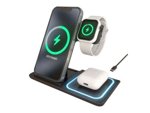 Wireless Loader 3 in 1 (15W) Aisens ASCH-15W3WC043-BK