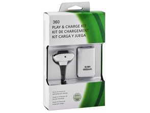 Play & Charge Kit for Xbox 360 White (Unofficial)