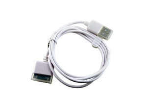 Data Charger USB White for iPad/iPhone/iTouch/iPod