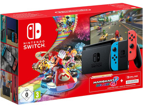 Add to cart Nintendo Switch Blue Neon/Red + Mario Kart 8 + 3 Months Nintendo Online Console Nintendo Switch Blue Neon/Red + Mario Kart 8 + 3 Months Nintendo Online Console
