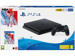 Add to cart Console Playstation 4 Slim (500GB) Black + NBA 2K22 Console Playstation 4 Slim (500GB) Black + NBA 2K22