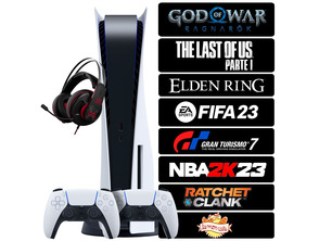 Add to cart Playstation Console 5 + 2 Controls + 7 Games + Accessories Playstation Console 5 + 2 Controls + 7 Games + Accessories