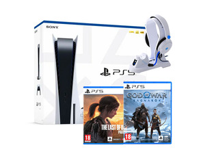 Add to cart Console Playstation 5 + God of War Ragnarok + The Last of Us Part 1 Console Playstation 5 + God of War Ragnarok + The Last of Us Part 1
