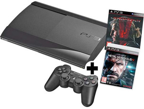 PS3 12GB + gear metal solid v phantom pain + ground zero