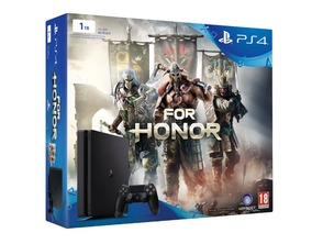 PS4 1 tb Slim Black + For Honor Console