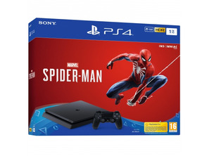 PS4 Slim 1tb + Marvel\'s Spider-Man console