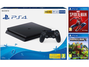 Add to cart PS4 Slim Console (500GB) + Marvel Spiderman + Minecraft PS4 Slim Console (500GB) + Marvel Spiderman + Minecraft