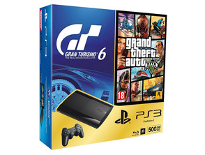 Add to cart PS3 Super Slim 500Gb + GT6 + GTA V PS3 Super Slim 500Gb + GT6 + GTA V